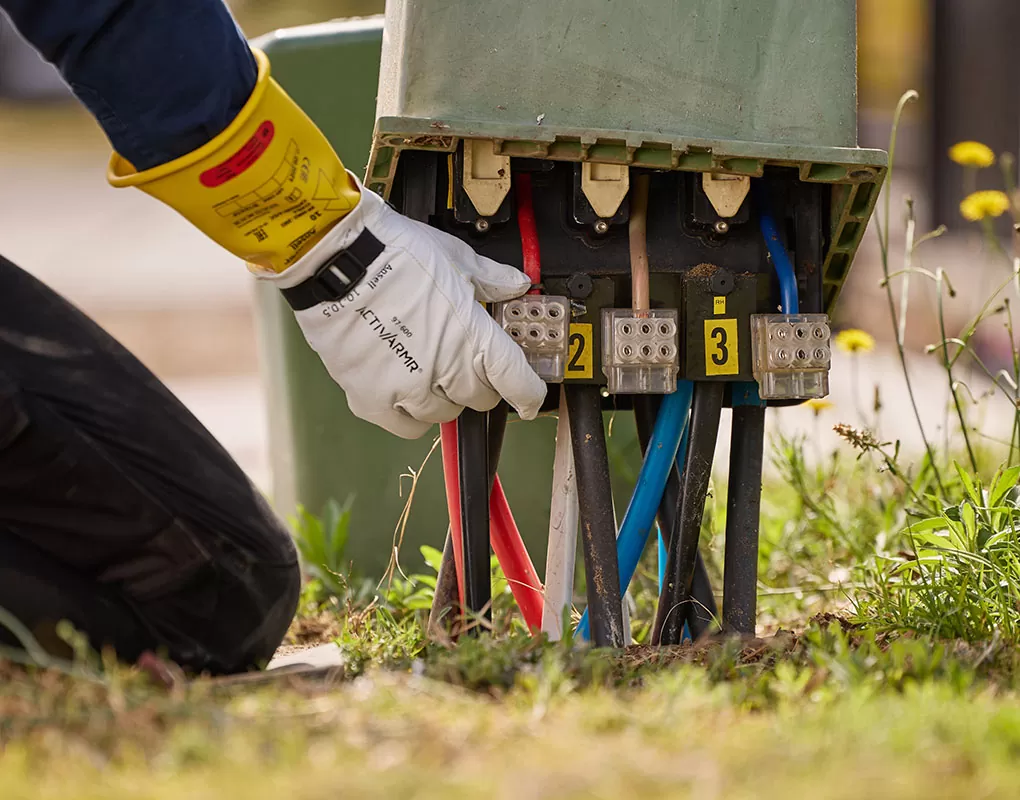 What causes underground cable damage